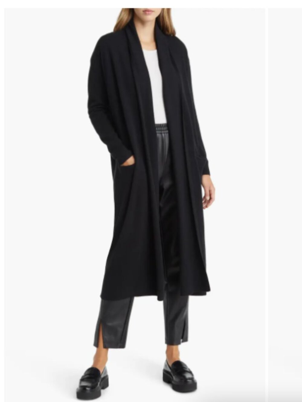 Nordstrom Wool/Cashmere Sweater Coat